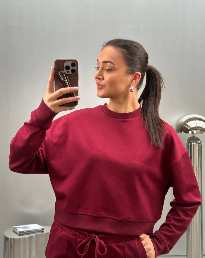 NOLA™ | CROPPED SWEATSHIRT RED